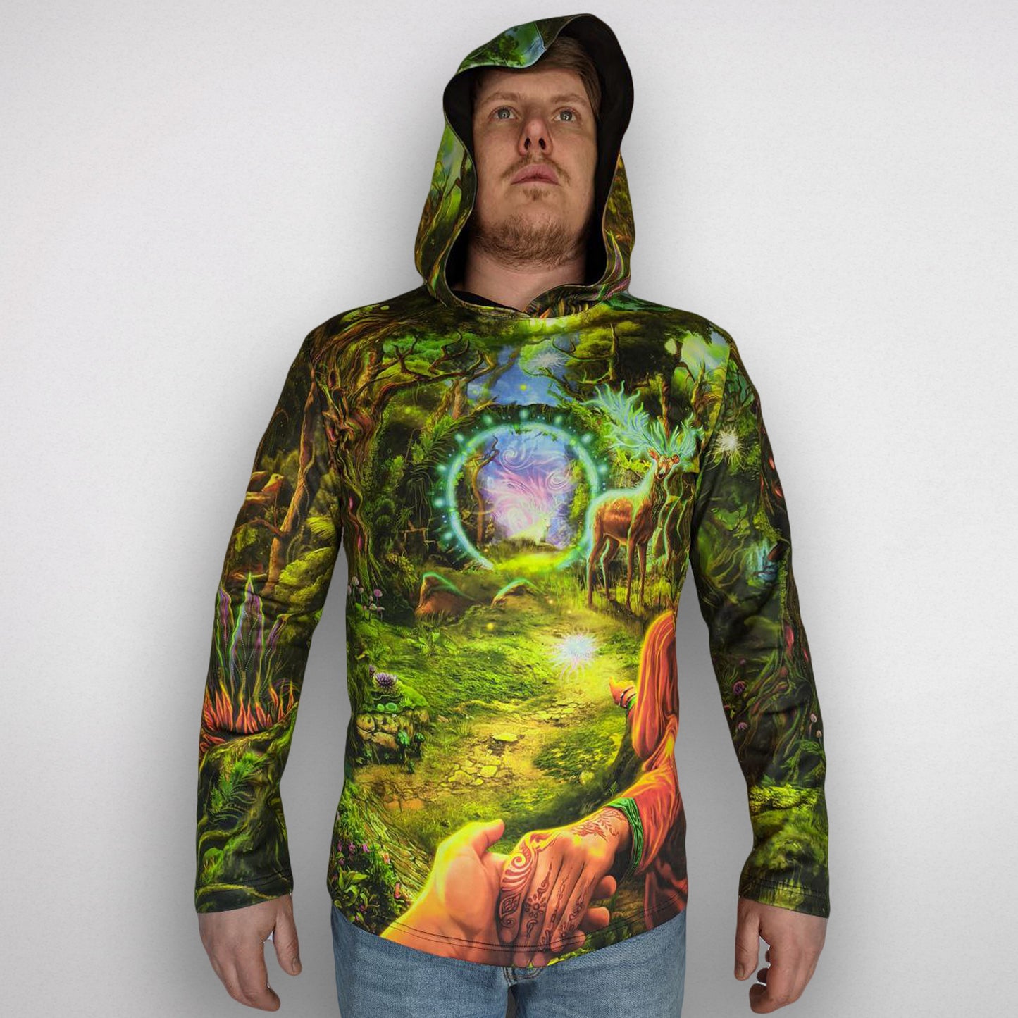 Forest Portal Long sleeve UV-active Blacklight - Artrama
