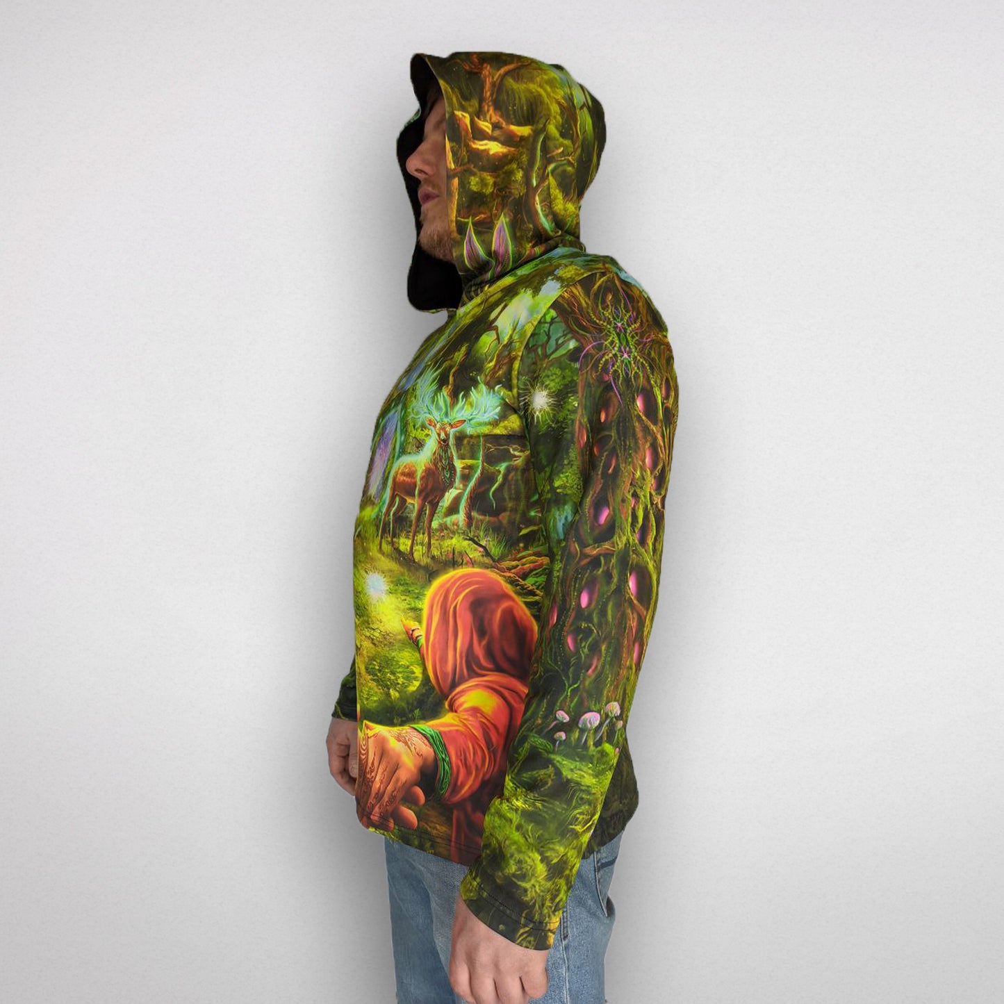 Forest Portal Long sleeve UV-active Blacklight - Artrama