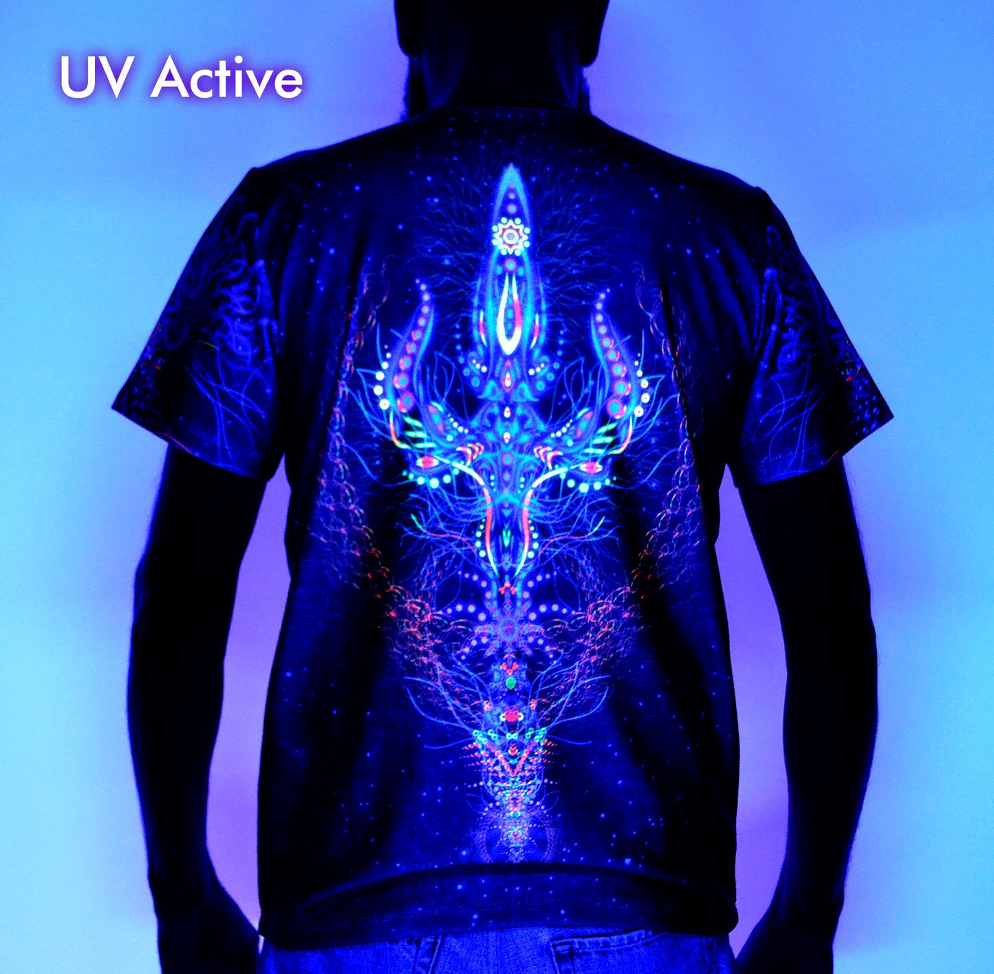 Adept Blacklight UV active T-shirt - Artrama