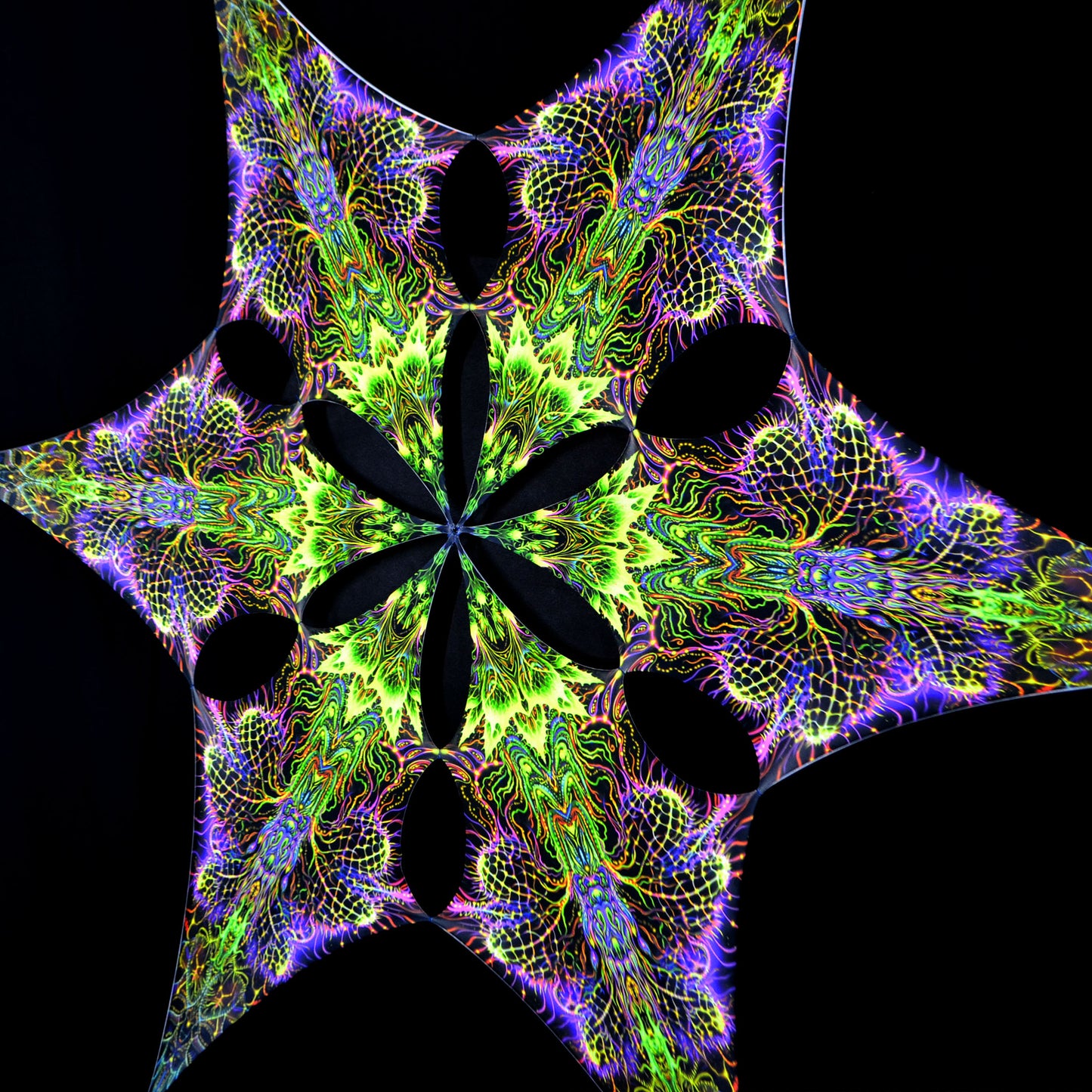 Devil's trumpet Canopy UV Active Blacklight Decor - Artrama