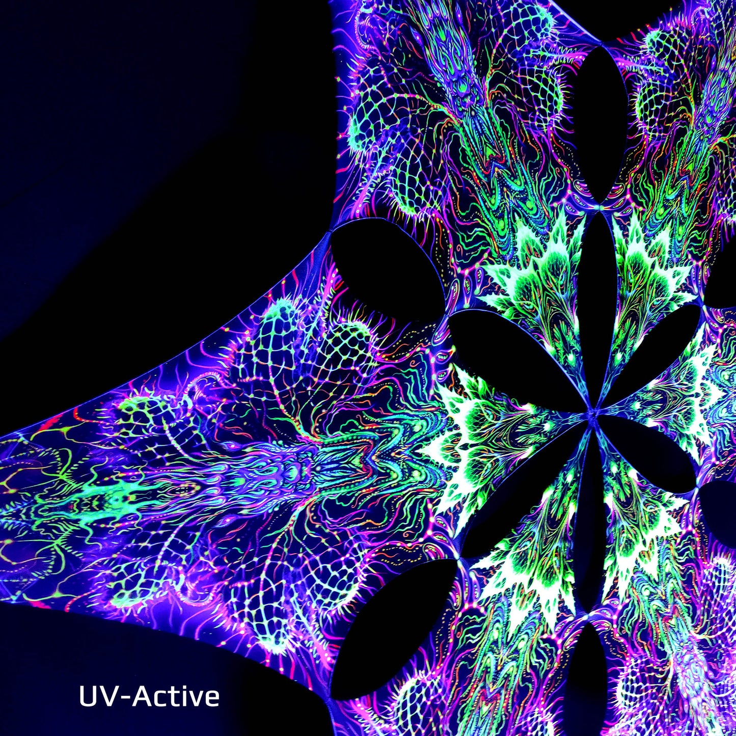 Devil's trumpet Canopy UV Active Blacklight Decor - Artrama
