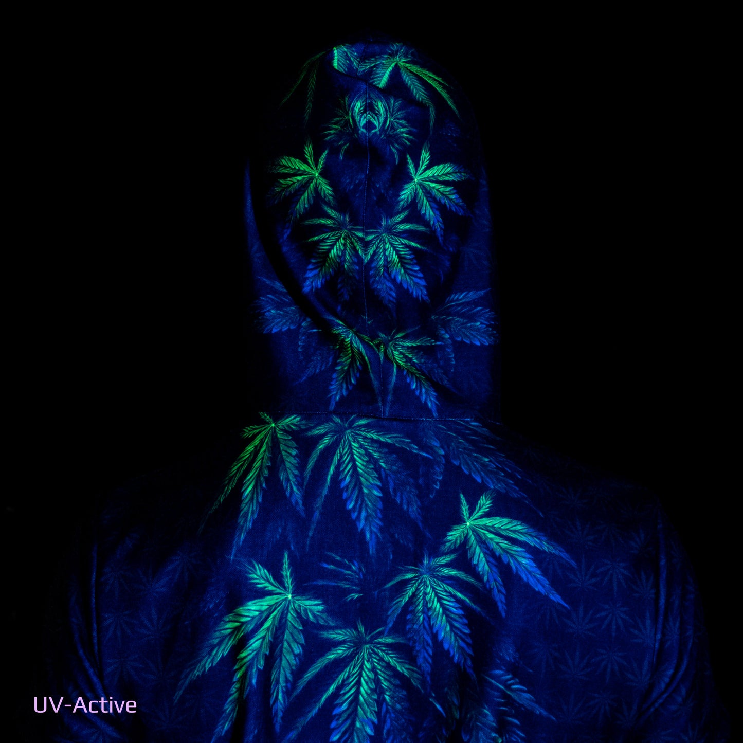 Cannabis Tree T-shirt Blacklight UV active - Artrama