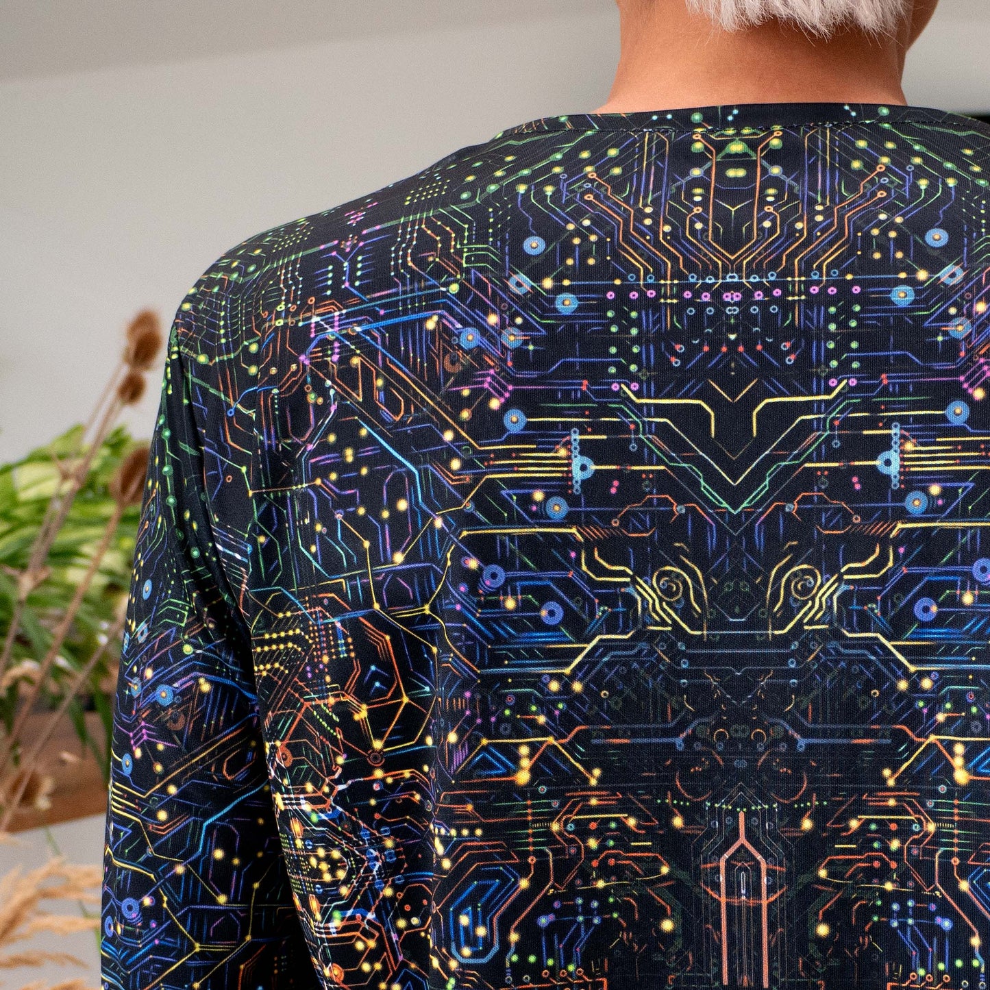 Buddha state Mind Processor Blacklight UV active Long sleeve - Artrama