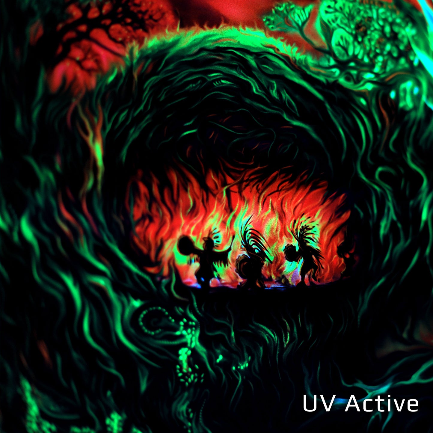 Neverland Psy backdrop UV-Active Blacklight - Artrama