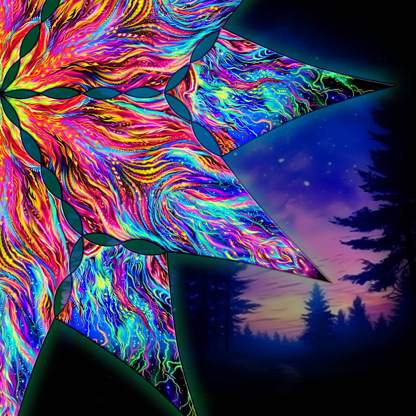 The Power of Fire Canopy UV-Active Blacklight