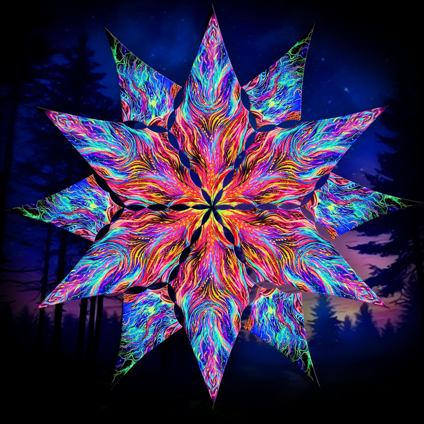 The Power of Fire Canopy UV-Active Blacklight