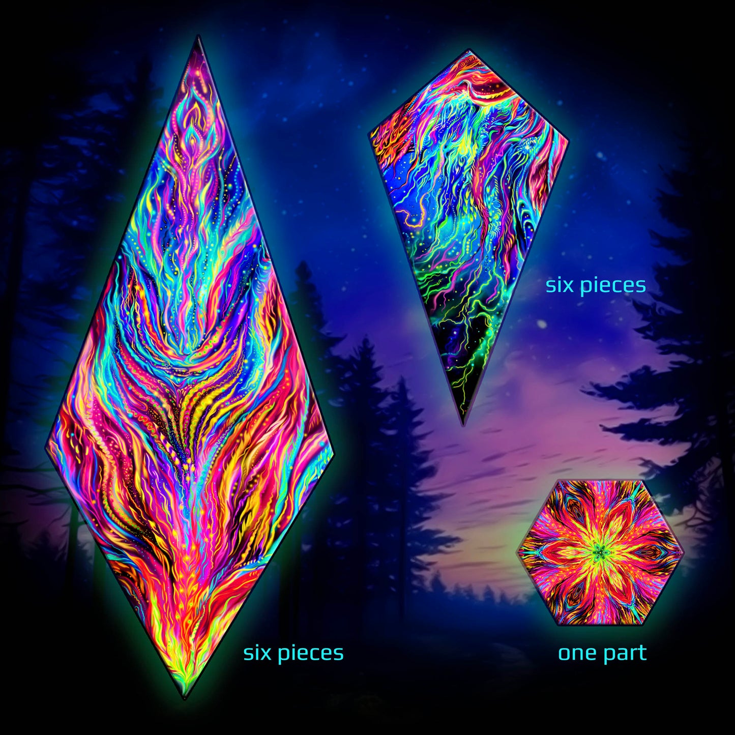 The Power of Fire Canopy UV-Active Blacklight