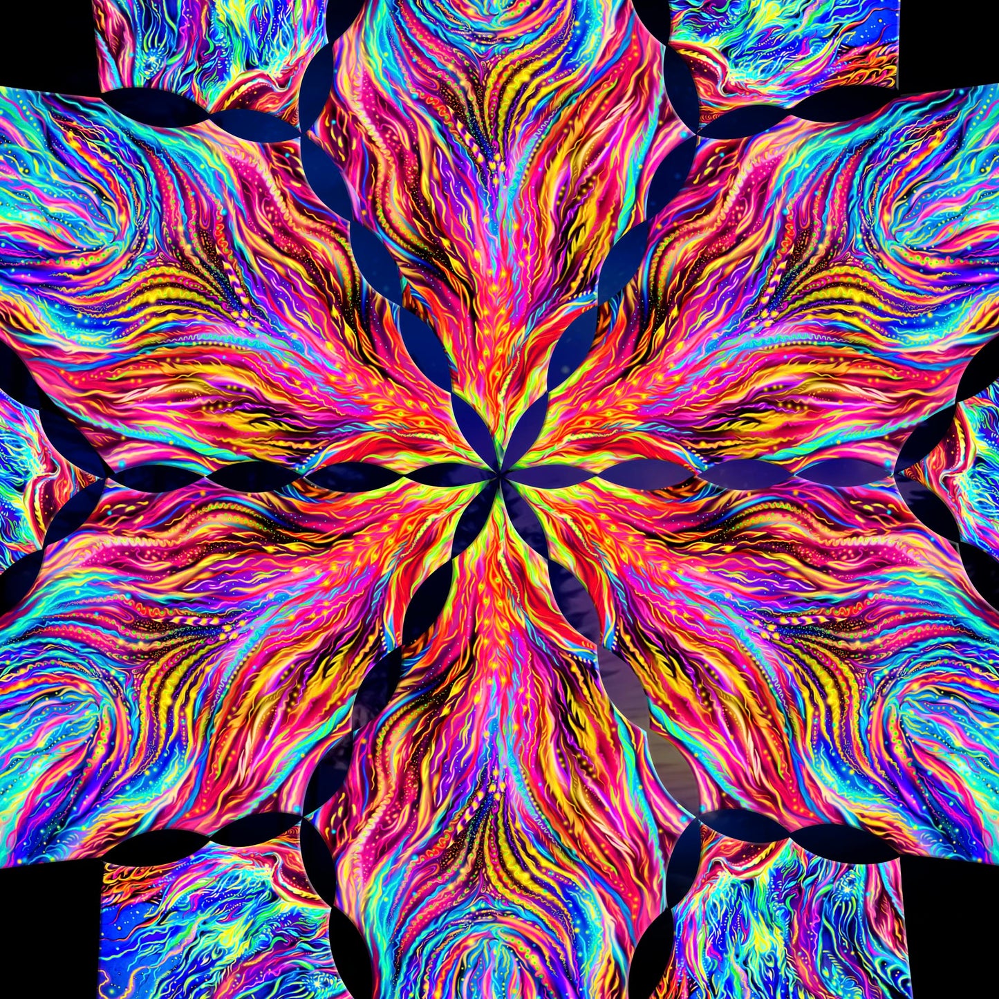 The Power of Fire Canopy UV-Active Blacklight