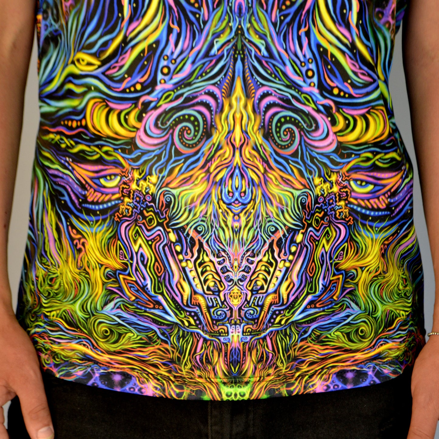 Shiva Blacklight UV active T-shirt - Artrama