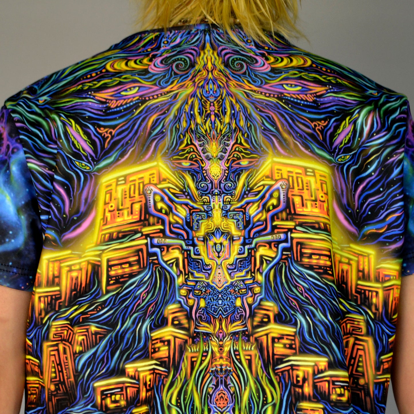 Shiva Blacklight UV active T-shirt - Artrama