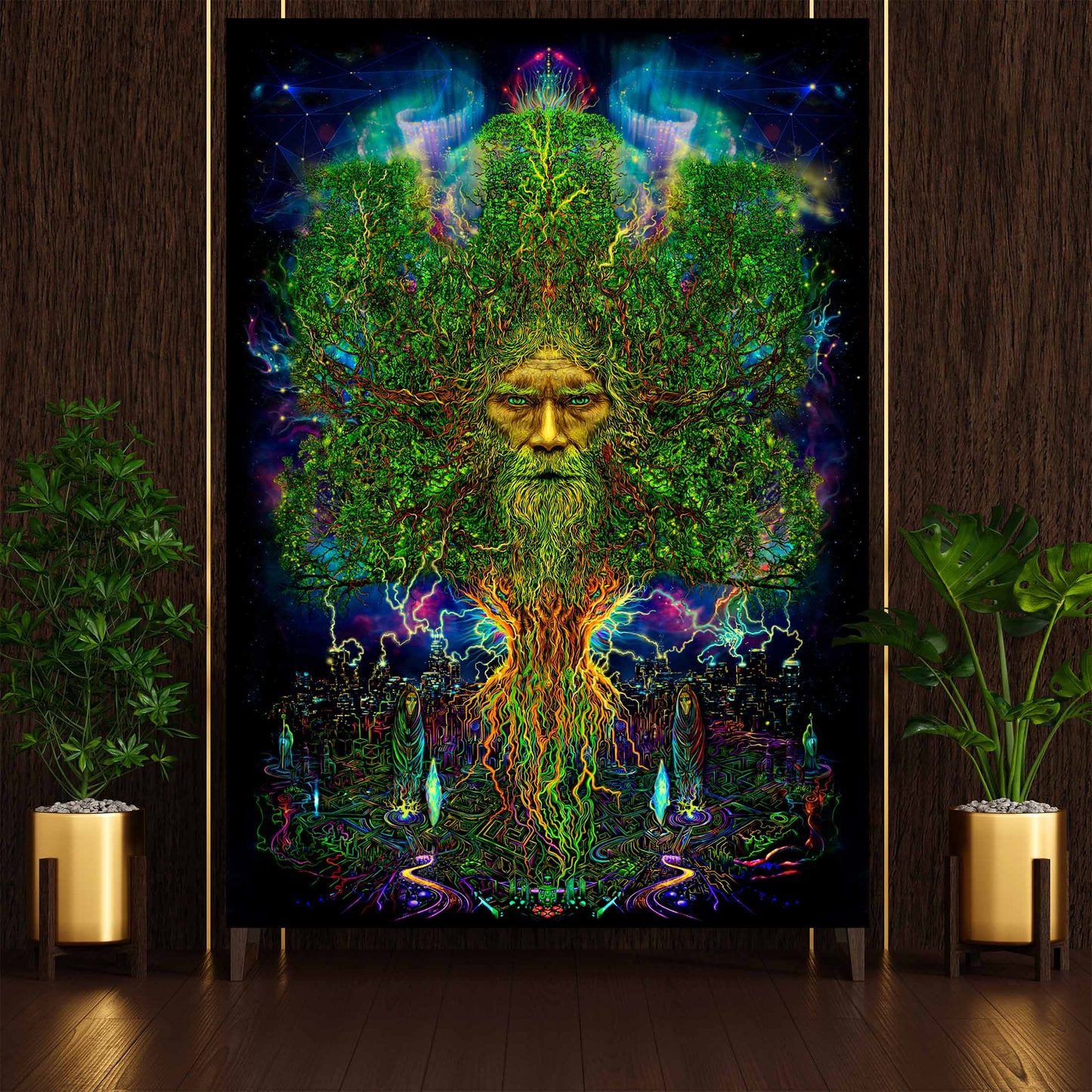 Yggdrasil Backdrop UV-Active Blacklight - Artrama