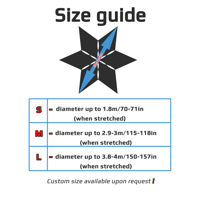 Labyrinth Canopy UV-Active Blacklight Decor