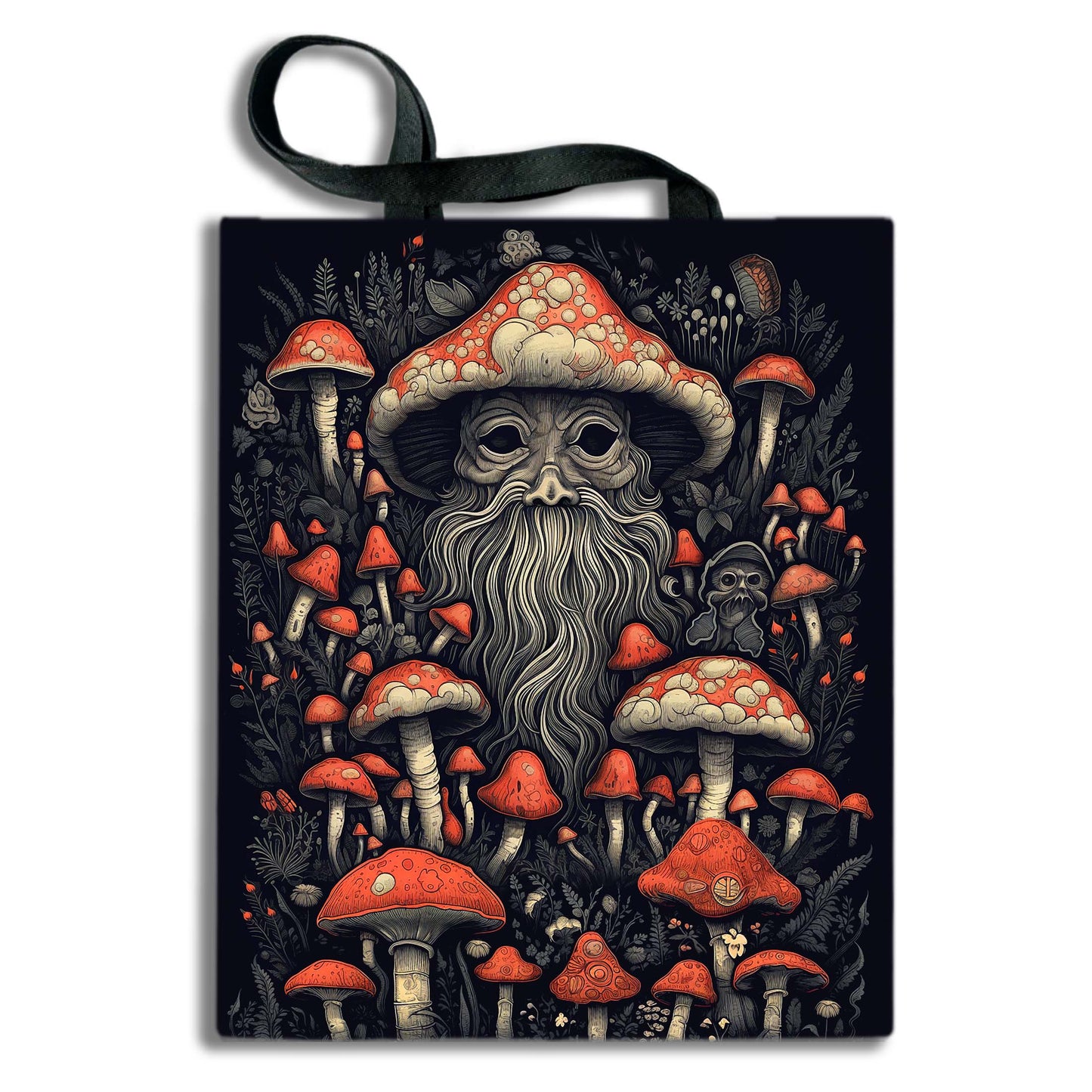 Love Blacklight UV active shopper bag