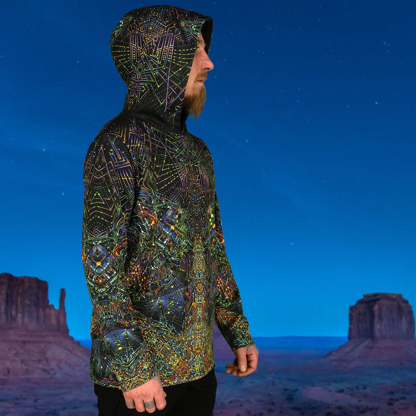 Spaceport Long sleeve Blacklight UV active