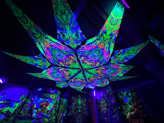 The Magic of Light & Space: UV-Reactive Canopies by Artrama Studio