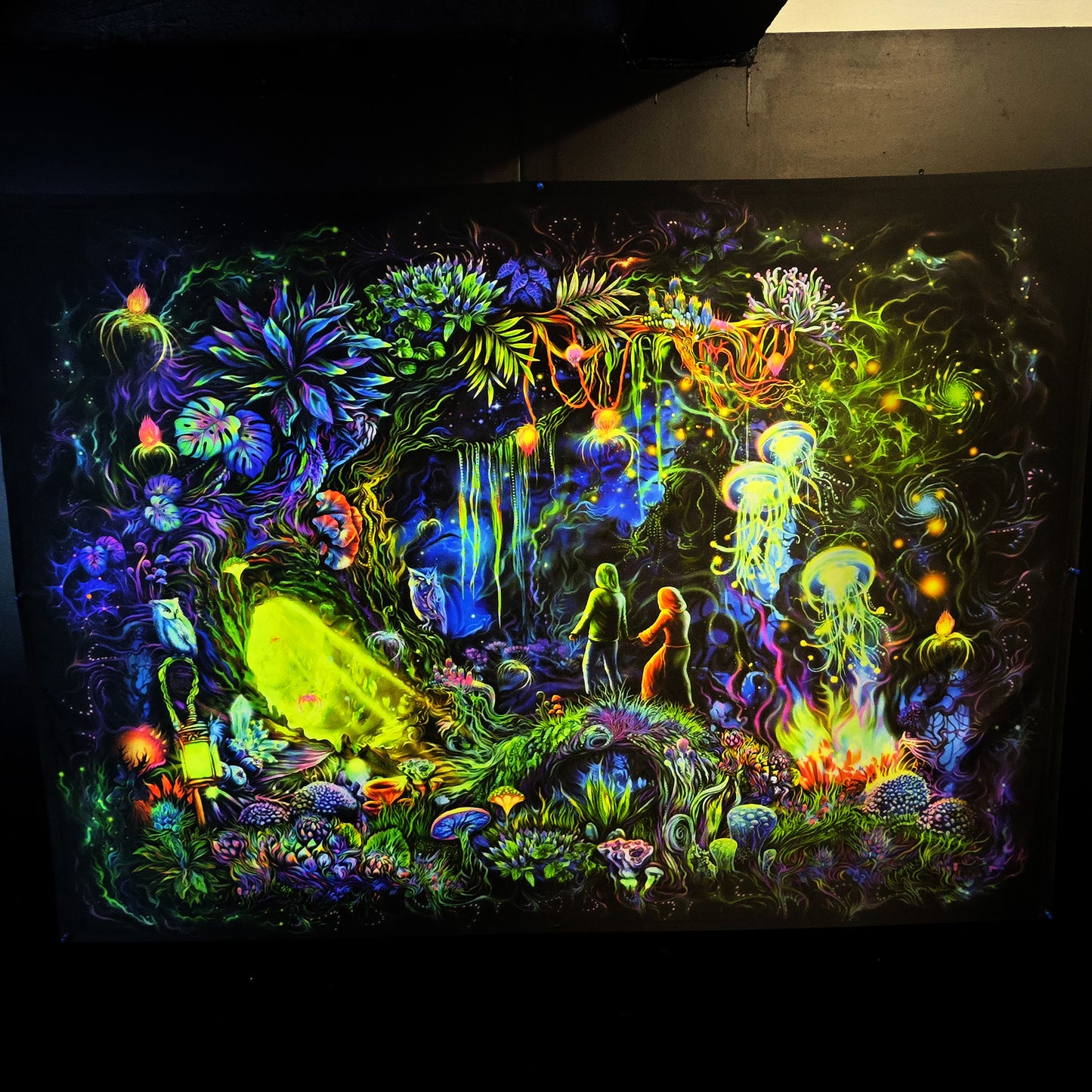 Wizard Forest UV-Active Blacklight