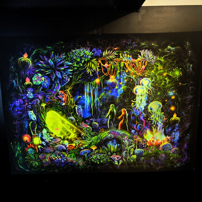 Wizard Forest UV-Active Blacklight