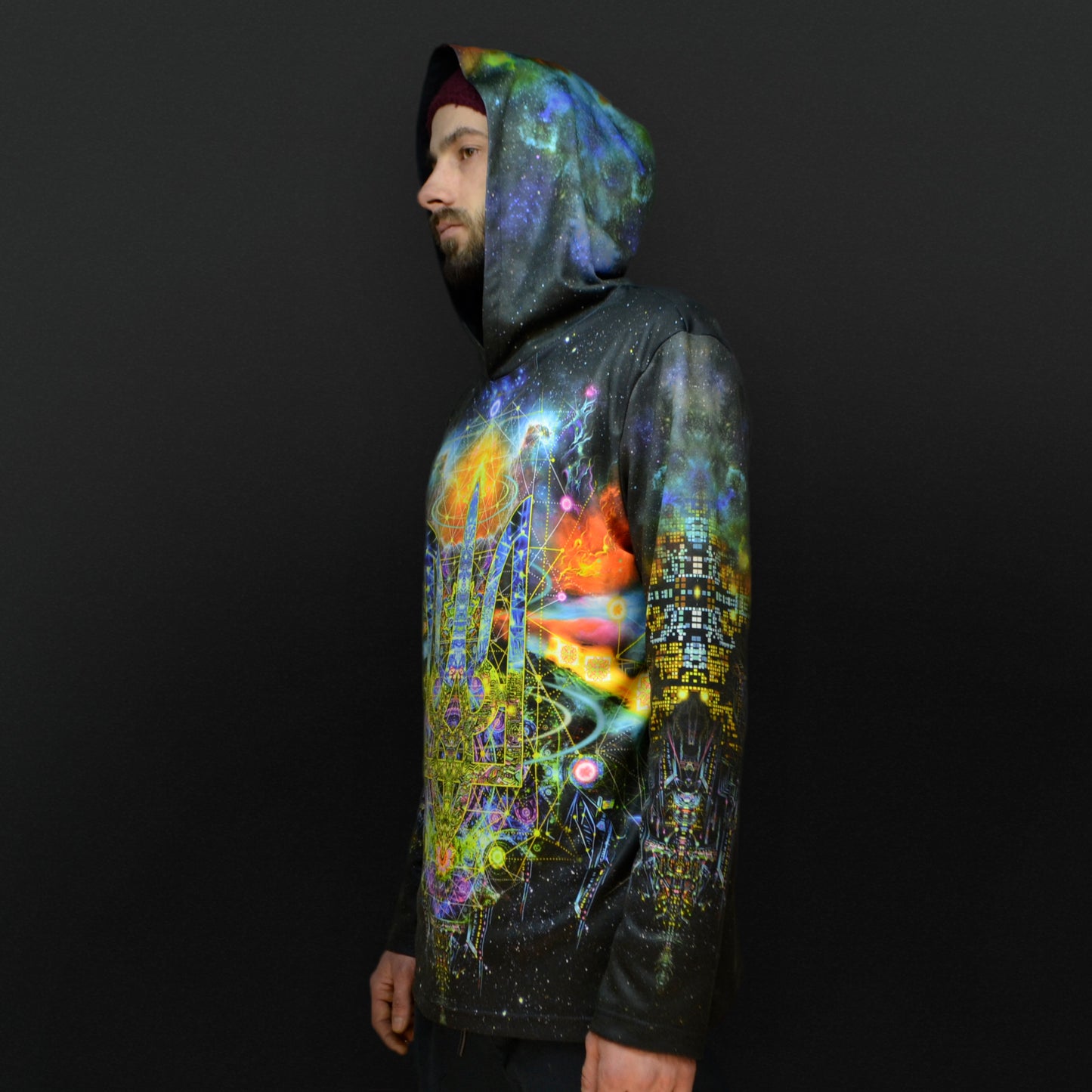 UA Tryzub Long sleeve UV-active Blacklight - Artrama
