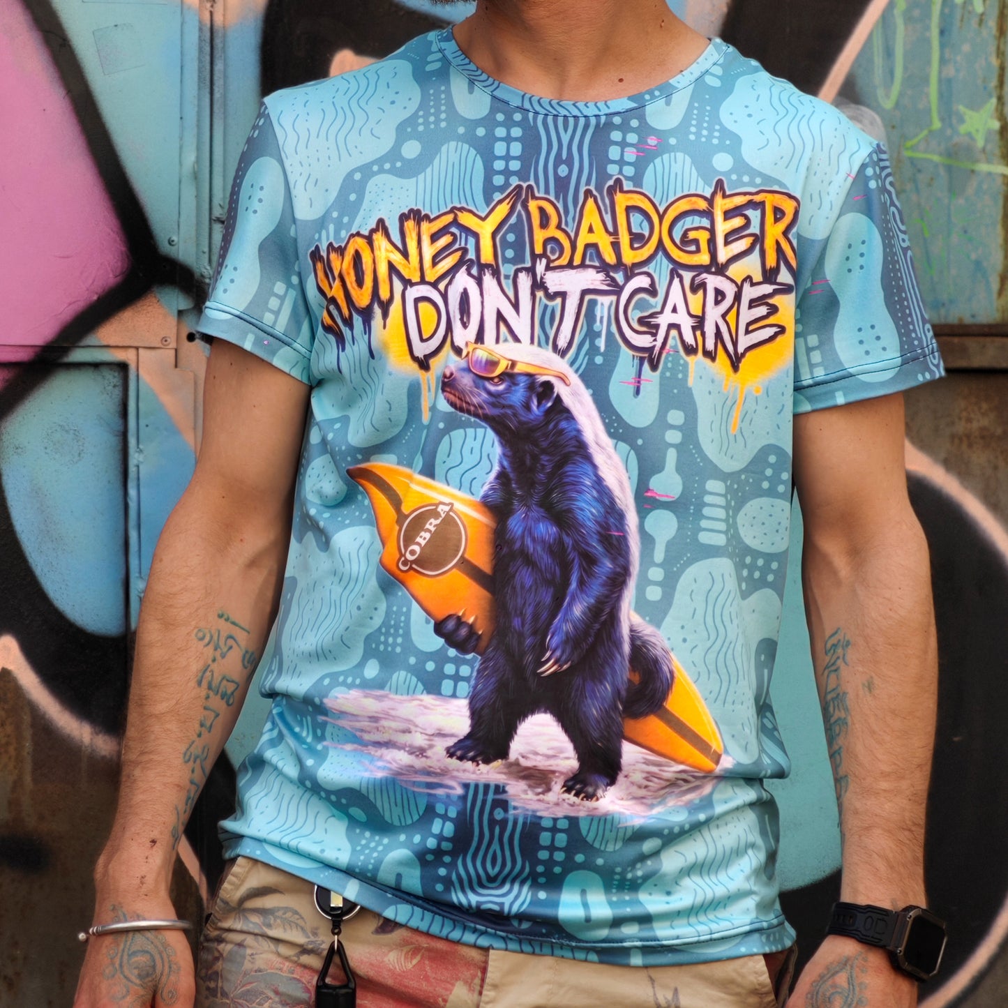 Honey Bagget T-shirt UV active Blacklight