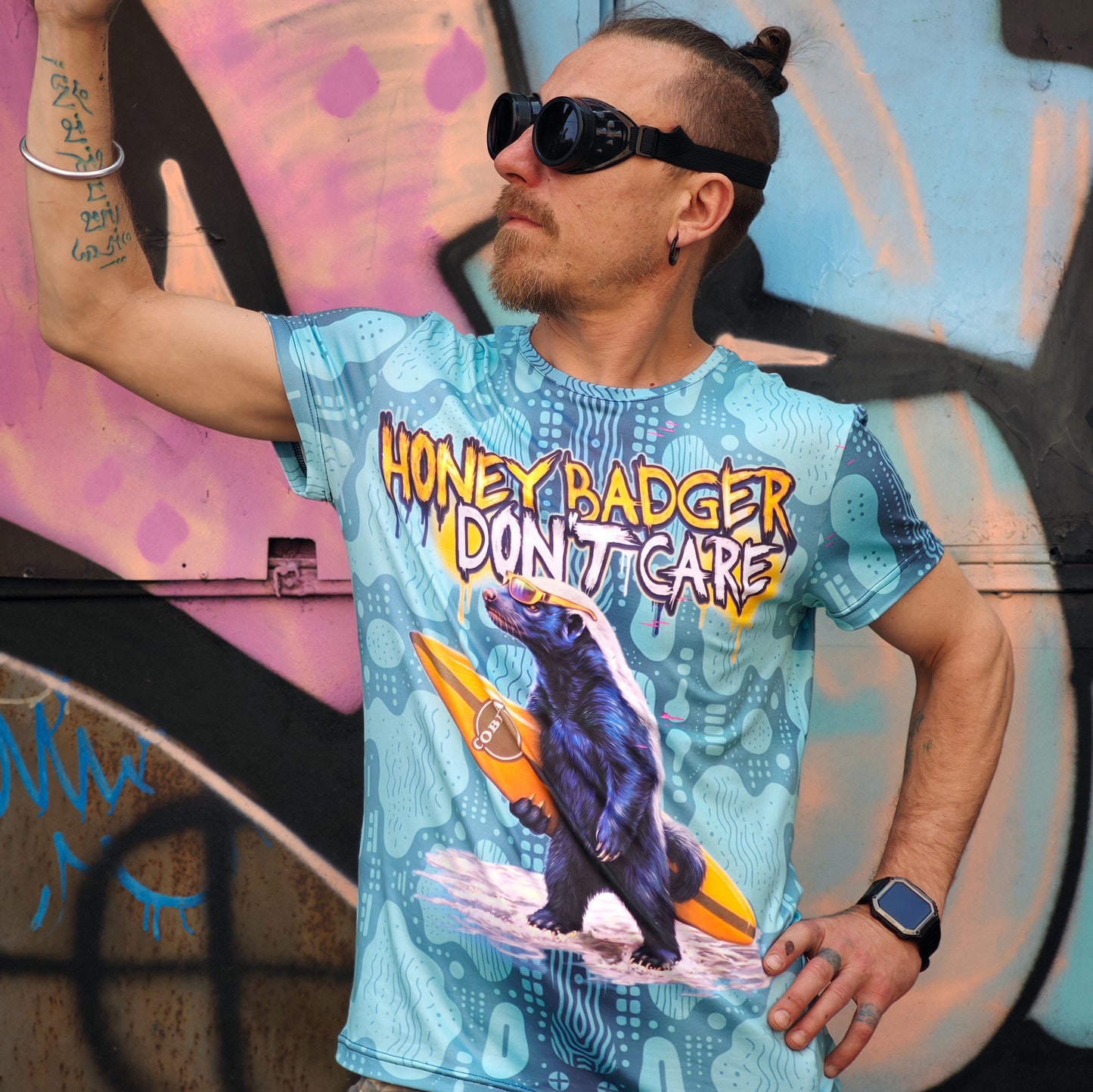 Honey Bagget T-shirt UV active Blacklight