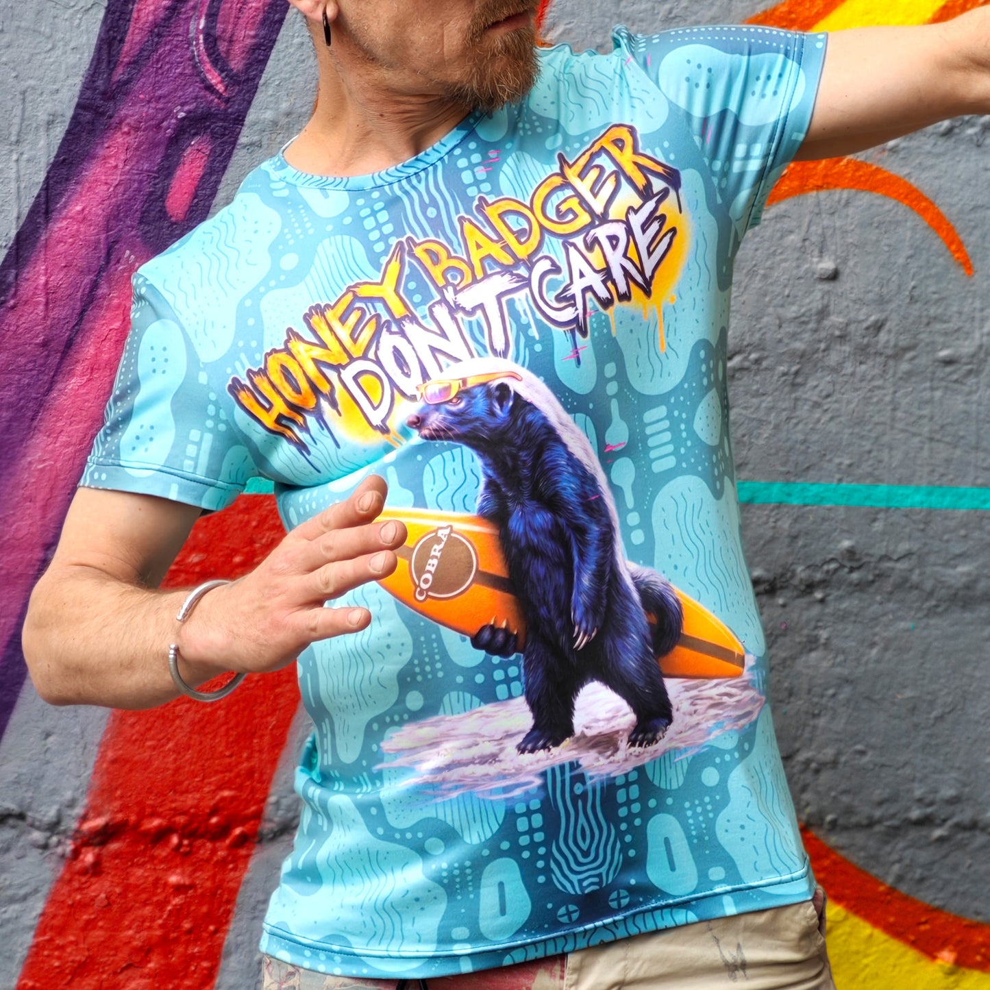 Honey Bagget T-shirt UV active Blacklight