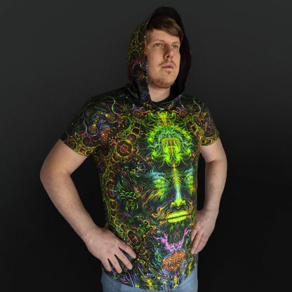 Consciousness of the Universe T-shirt Blacklight UV active - Artrama