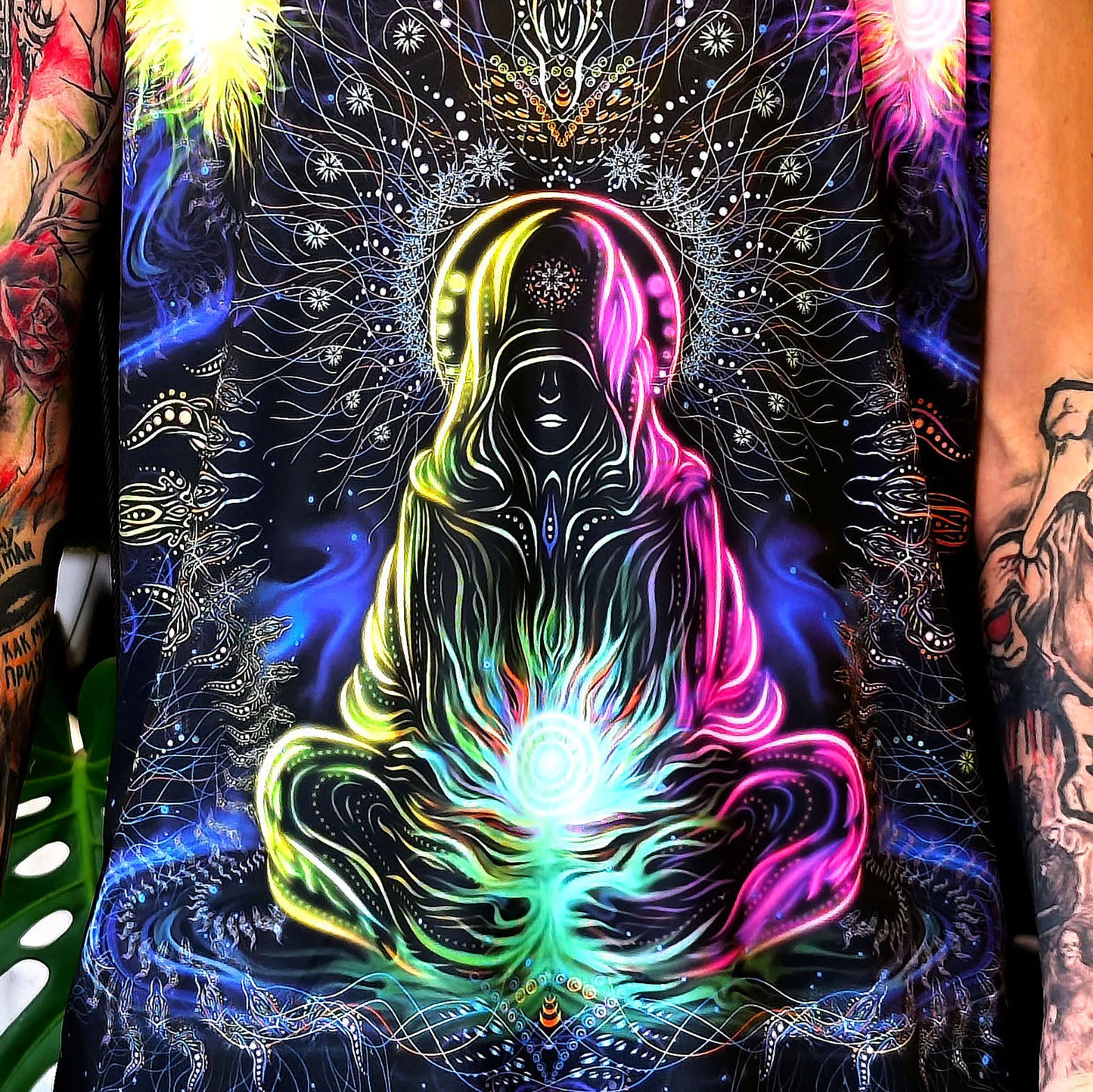 Adept Sleeveless T-Shirt Blacklight UV active