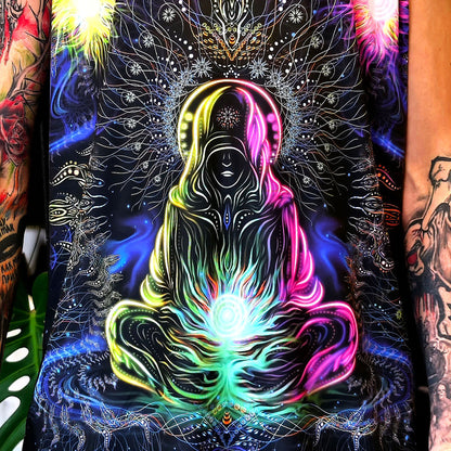 Adept Sleeveless T-Shirt Blacklight UV active