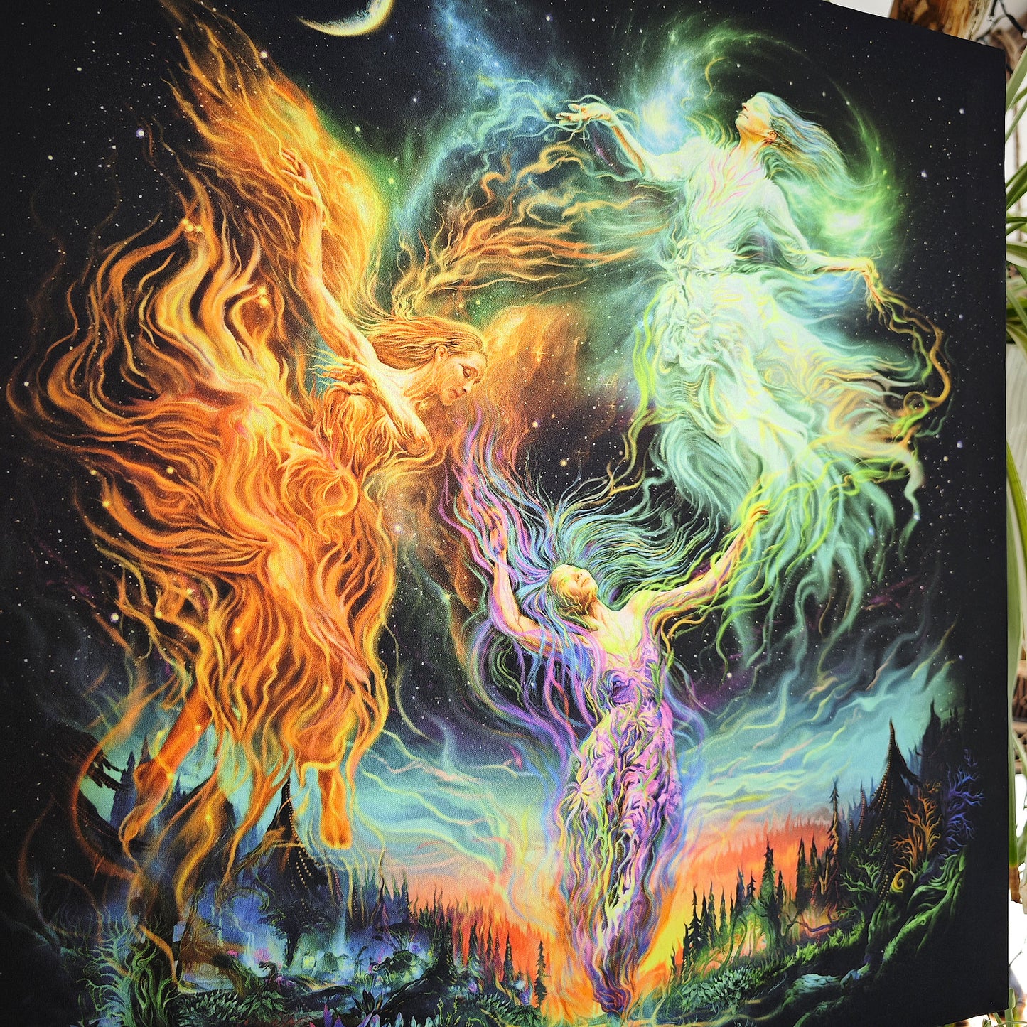 Trinity UV-Active Wrapped Canvas