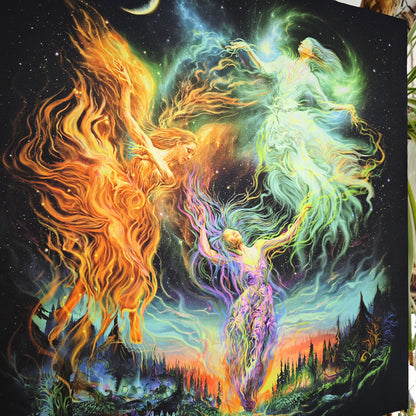 Trinity UV-Active Wrapped Canvas