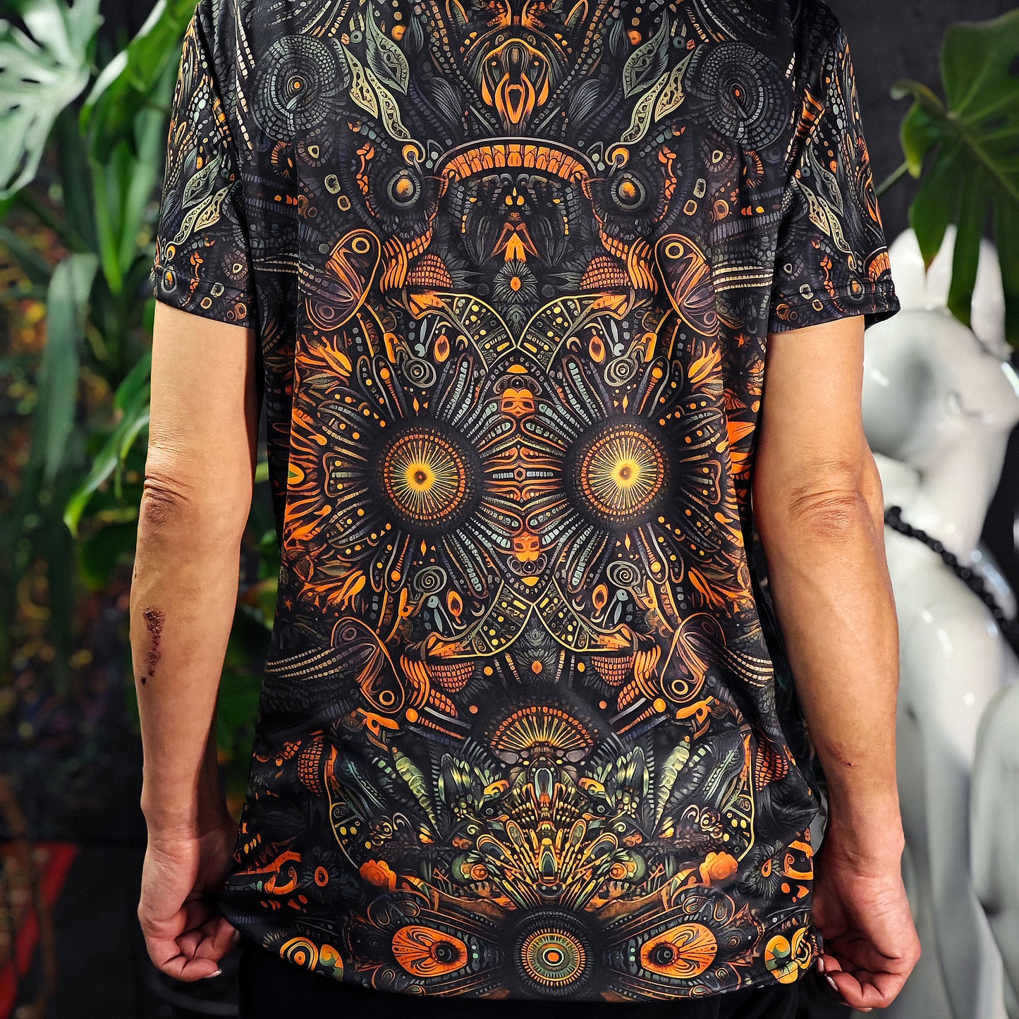 Astro Cat Blacklight UV active T-shirt