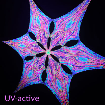 Woman Power Canopy UV Active Blacklight Decor