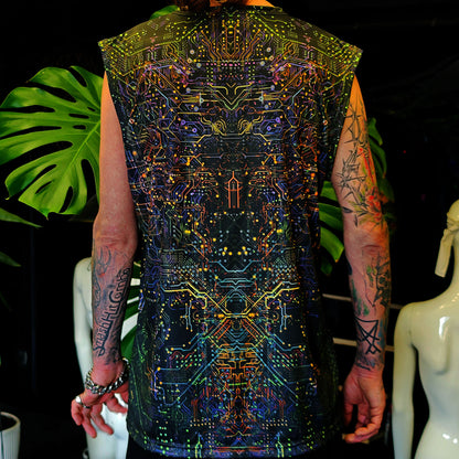 Buddha State - Sleeveless T-Shirt Blacklight UV active
