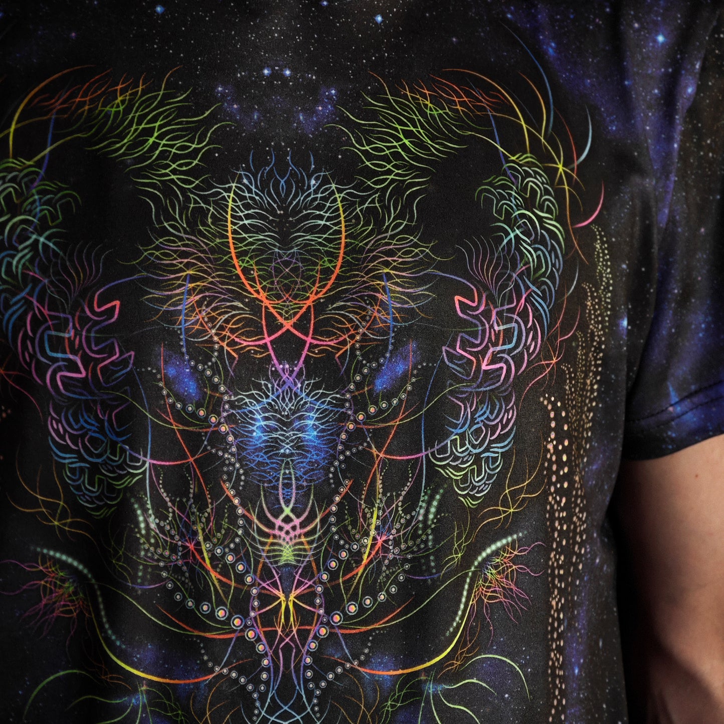 Psy Hunter T-shirt UV active Blacklight