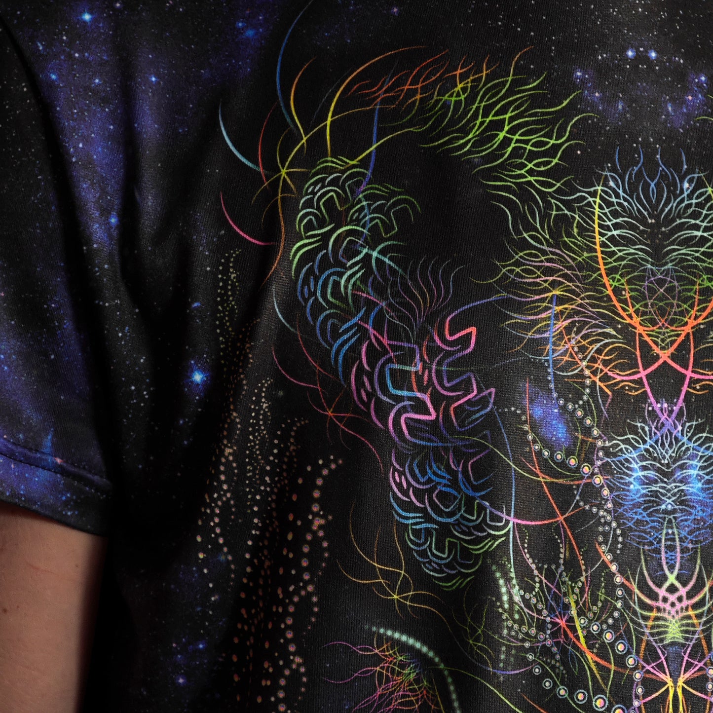 Psy Hunter T-shirt UV active Blacklight