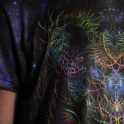 Psy Hunter T-shirt UV active Blacklight