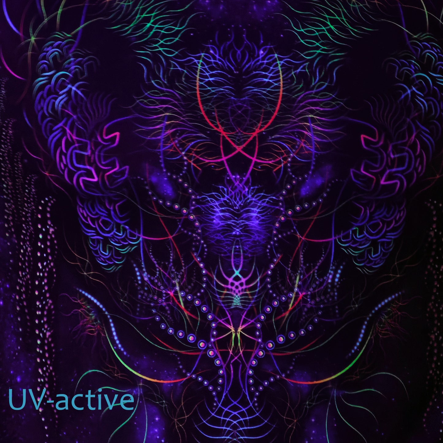Psy Hunter T-shirt UV active Blacklight