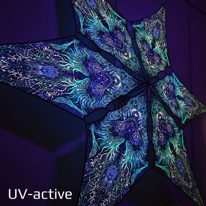Lizard Canopy UV Active Blacklight Decor