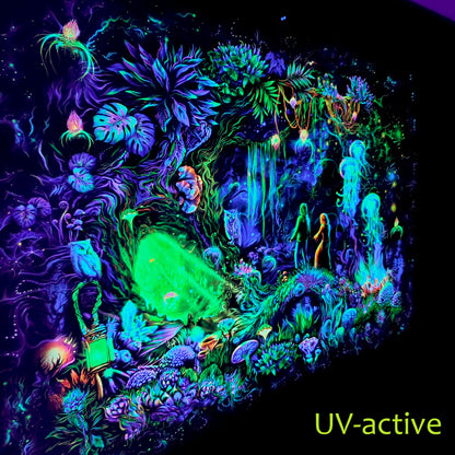 Wizard Forest UV-Active Blacklight