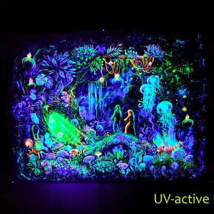 Wizard Forest UV-Active Blacklight