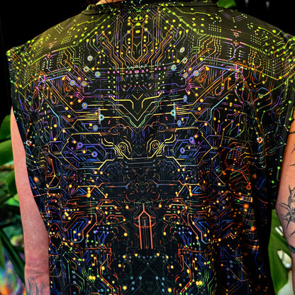 Buddha State - Sleeveless T-Shirt Blacklight UV active