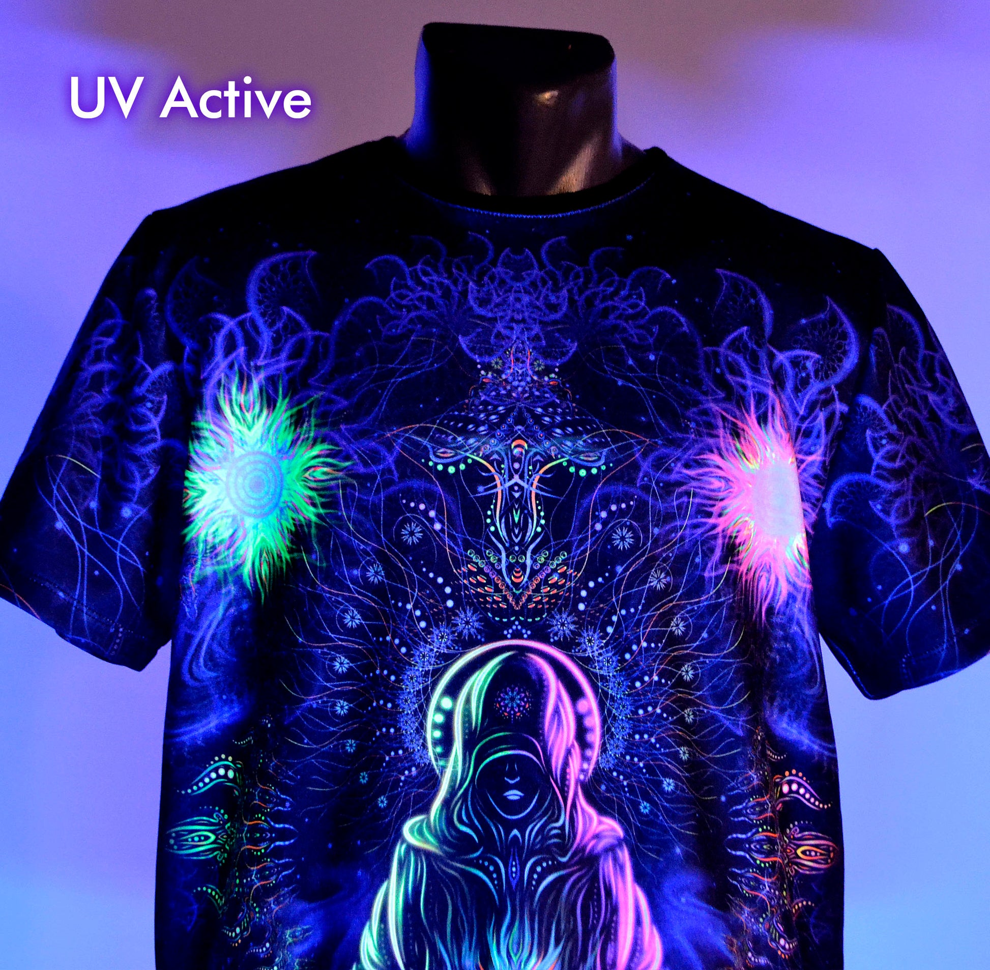 Adept  Blacklight UV active T-shirt - Artrama