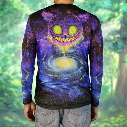 Alice in a psychedelic wonderland Long sleeve UV-active Blacklight - Artrama