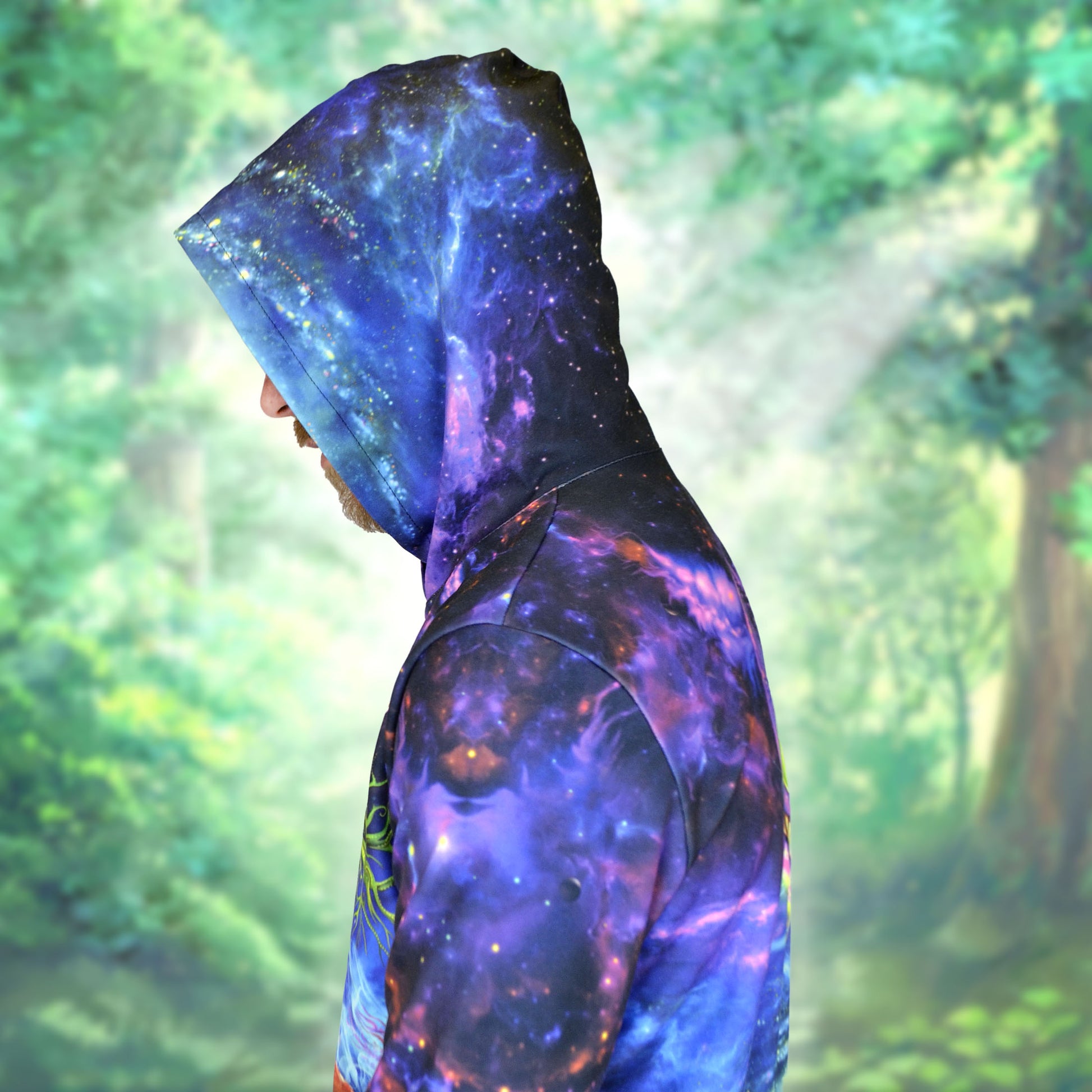 Alice in a psychedelic wonderland Long sleeve UV-active Blacklight - Artrama