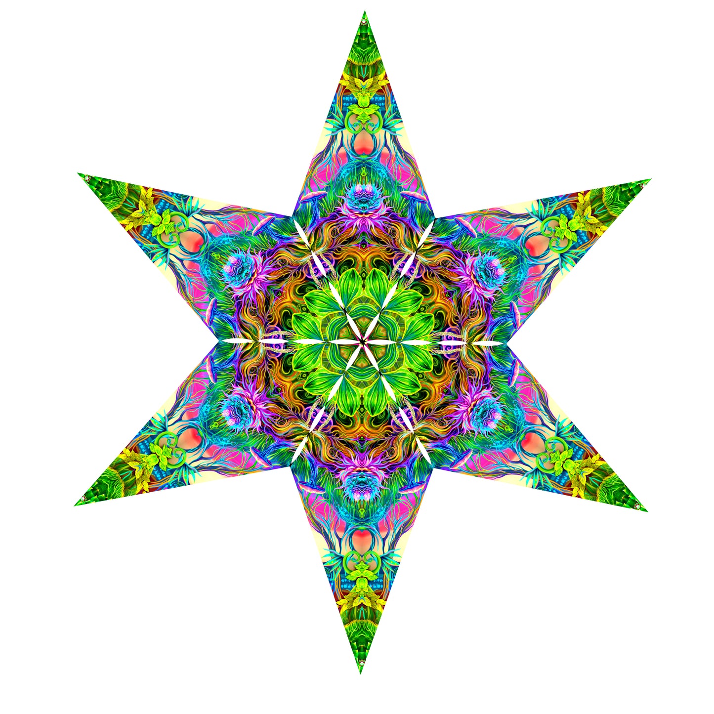 Floral Canopy UV-Active Blacklight - Artrama