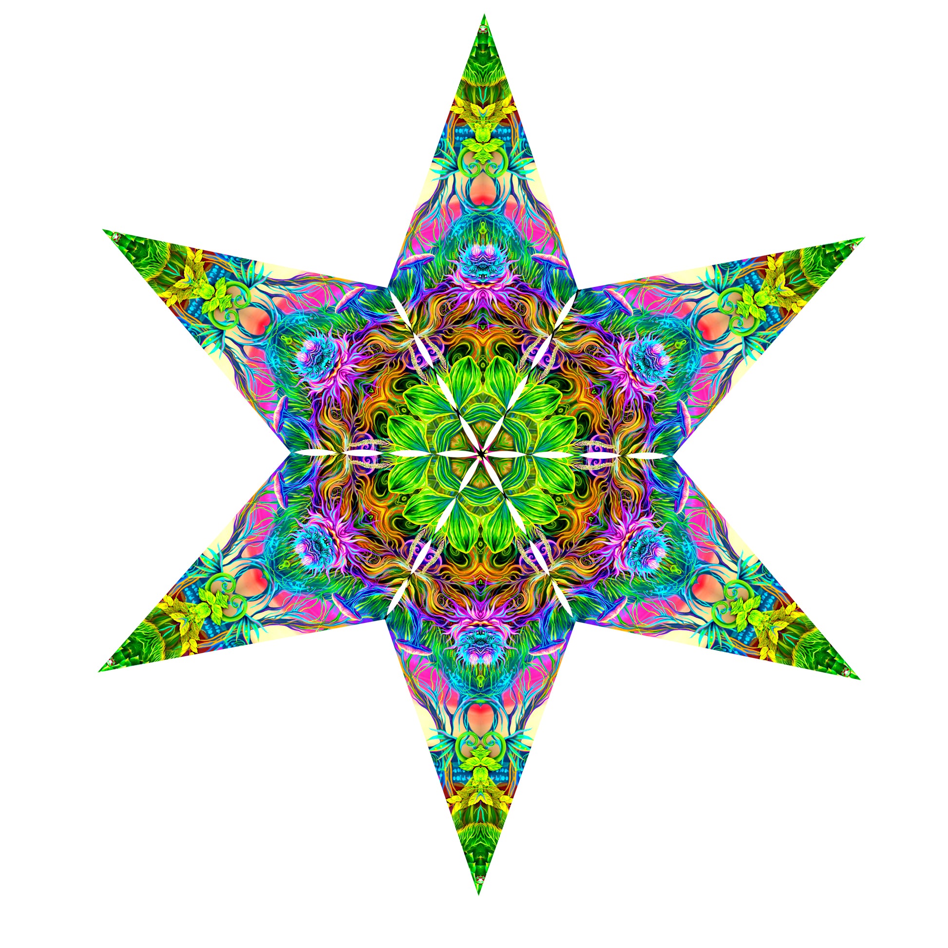 Floral Canopy UV-Active Blacklight - Artrama