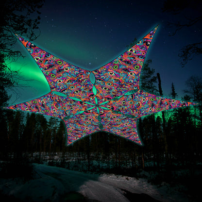 All eyes on me Canopy UV Active Blacklight Decor