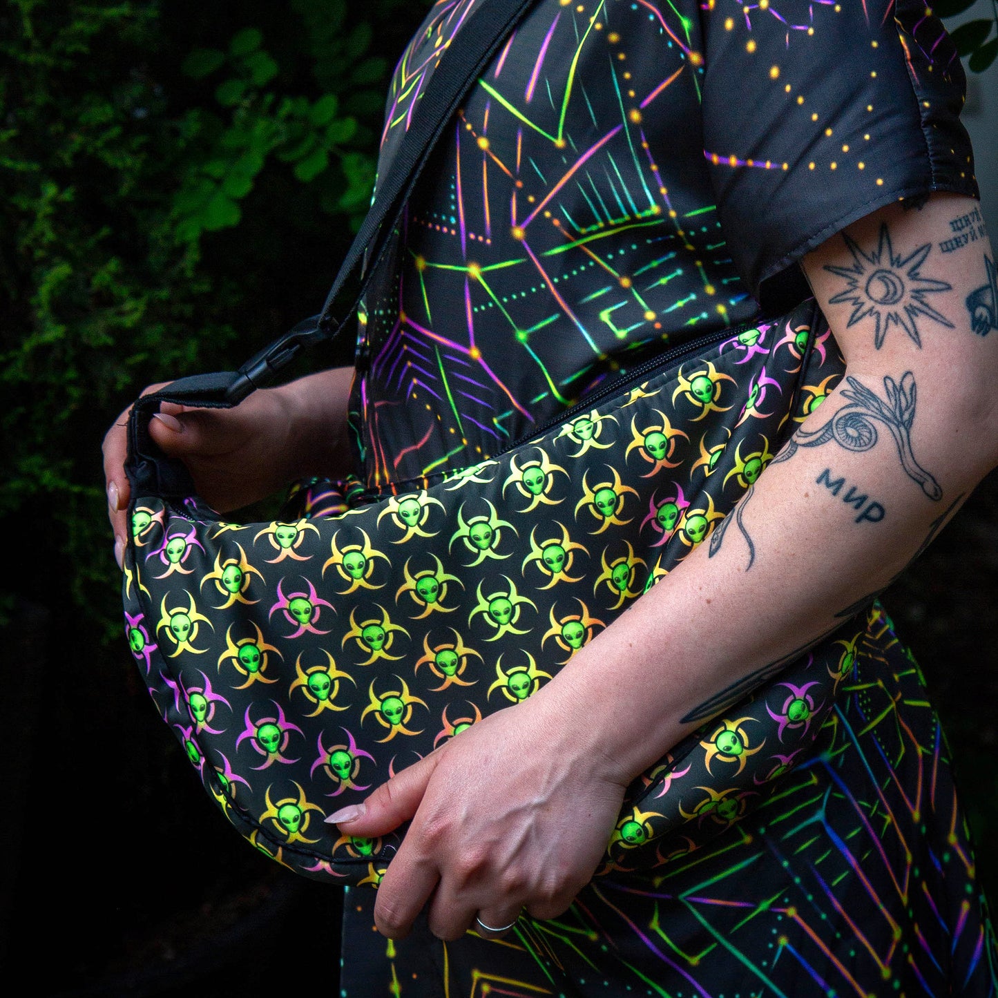 UV active bag Biohazard
