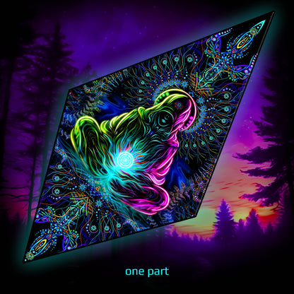 Psy Adept Canopy UV Active Blacklight Decor