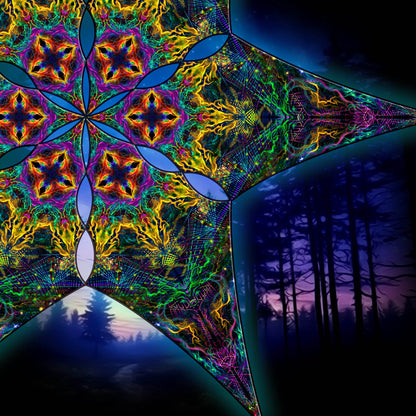 Universe Canopy UV Active Blacklight Decor